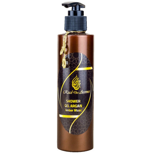 Shower Gel Argan Amber Musk Гель для душа Аргановый с ароматом амбра-мускус 200 мл.