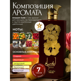 Парфюм Ansaam Gold Ансаам Голд 100 мл.