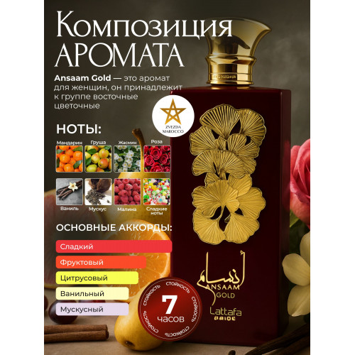 Парфюм Ansaam Gold Ансаам Голд 100 мл.