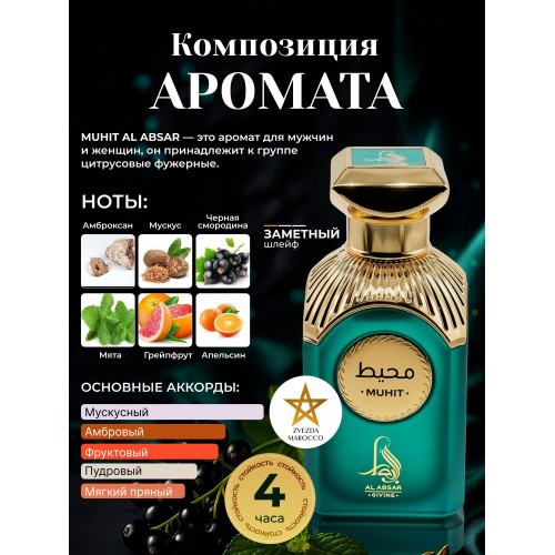 Парфюм Muhit Мухит 100 ml.