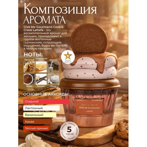 Парфюм Give Me Gourmand Cookie Crave Гив Ми Гурменд Куки Крэйв 75 ml