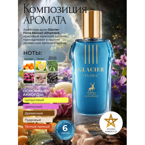 Maison Alhambra Glacier Flora Гласиэр Флора 100мл