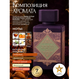 Парфюм Badee Al Oud Amethyst Fusion Бади Аль Уд Аметист Фьюжен 100 мл.